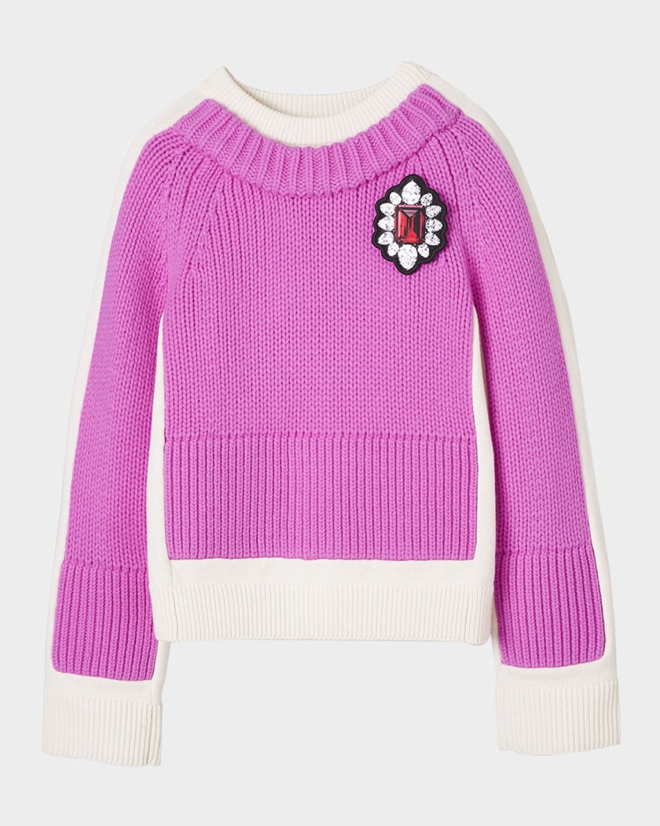 Trompe Loeil Charm Crewneck Sweater